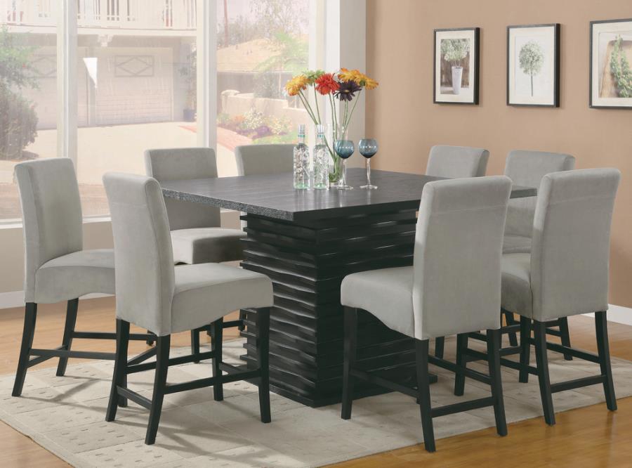 Stanton 9-piece Dining Set Black and Grey