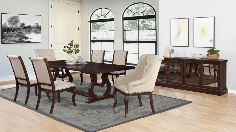 Brockway Rectangular Trestle Dining 7 PC Set