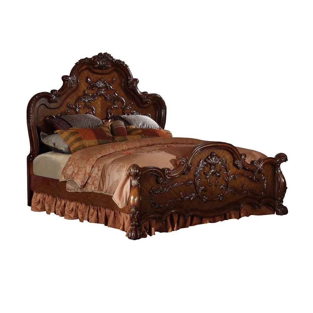 Dresden Eastern King Bed Cherry Oak