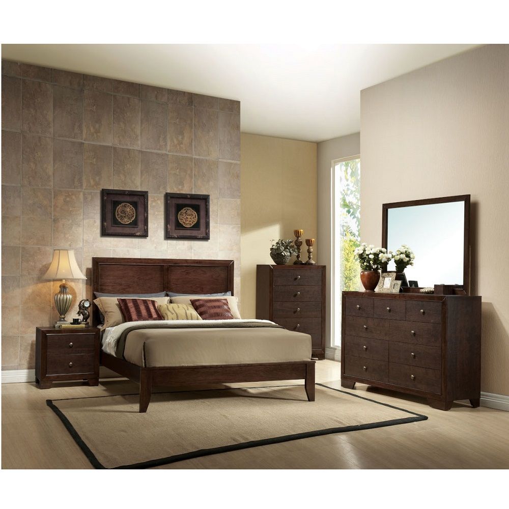 Madison Queen Bed - Espresso Finish