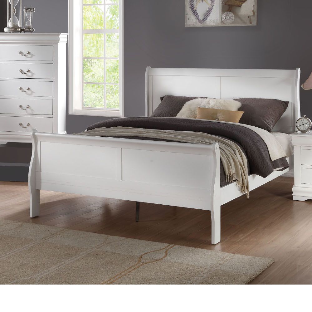 5 Piece Louis Philippe Queen Bed Bedroom Set