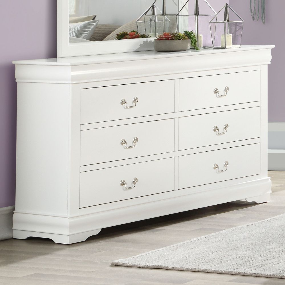 5 Piece Louis Philippe Queen Bed Bedroom Set