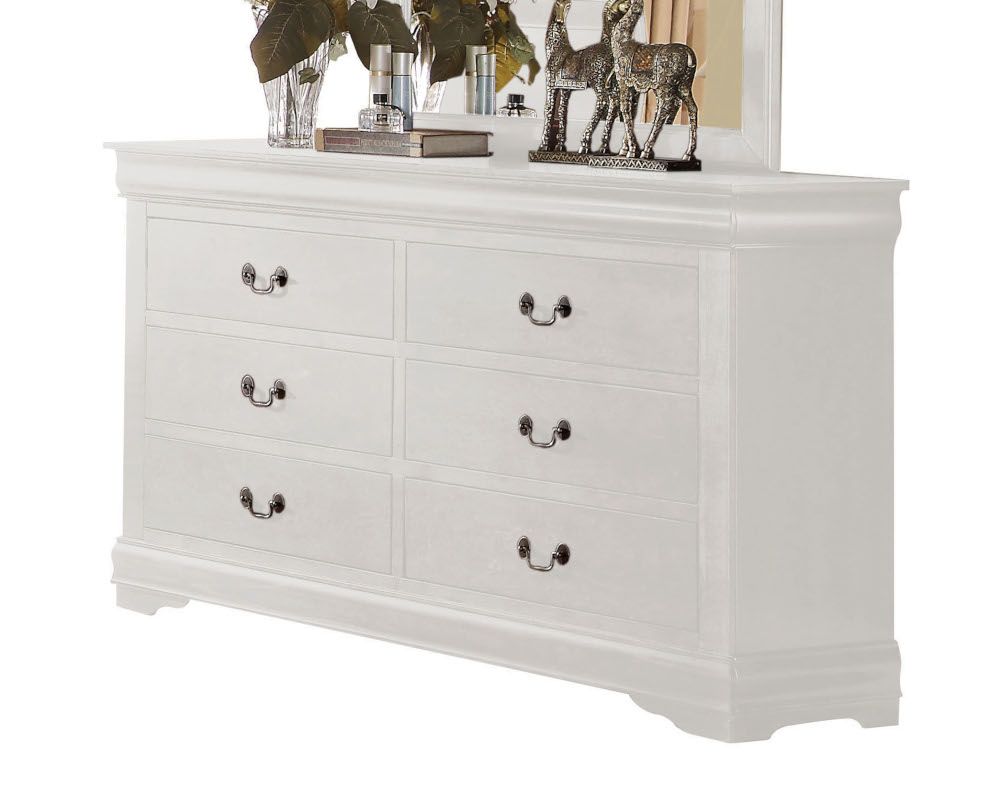 5 Piece Louis Philippe Queen Bed Bedroom Set