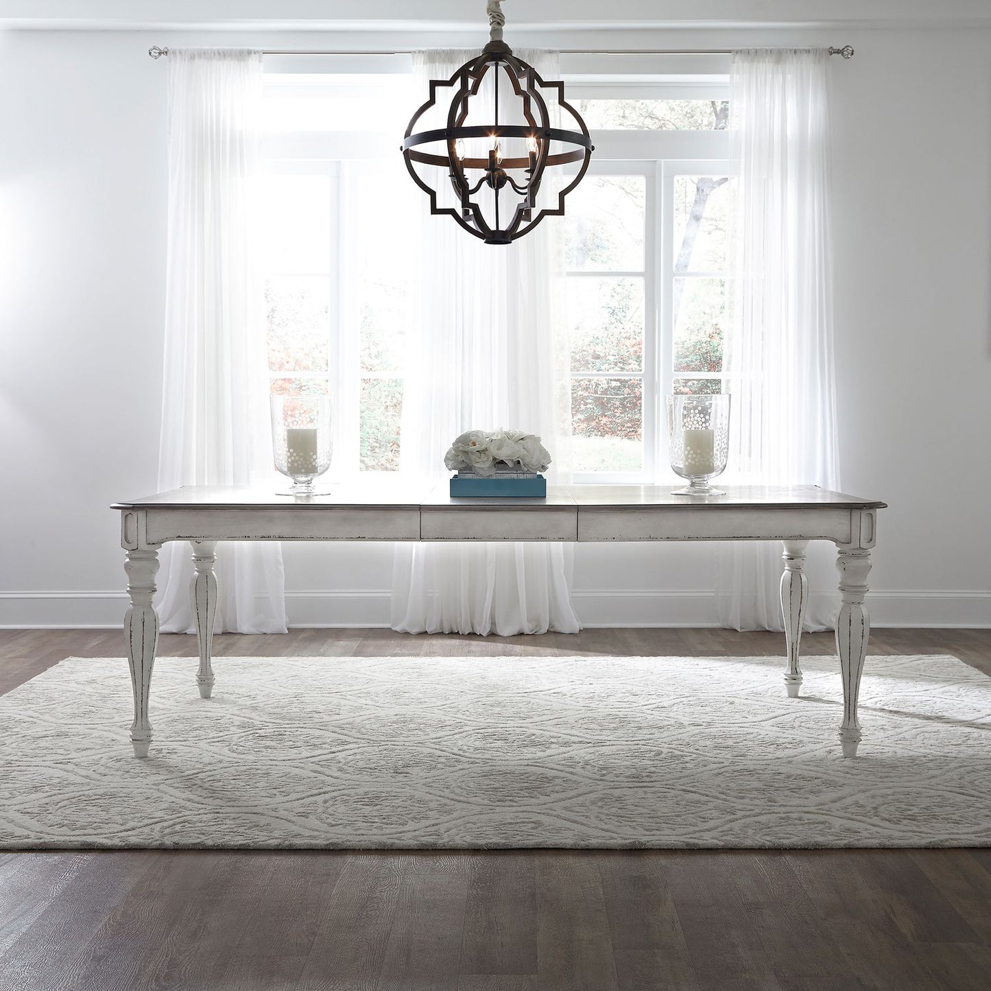 Magnolia Manor - 7 Piece Rectangular Table Set (244-DR-7RLS)