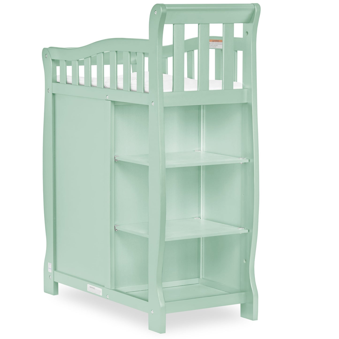 5 in 1 Brody Full Panel Convertible Crib with Changer - Mint