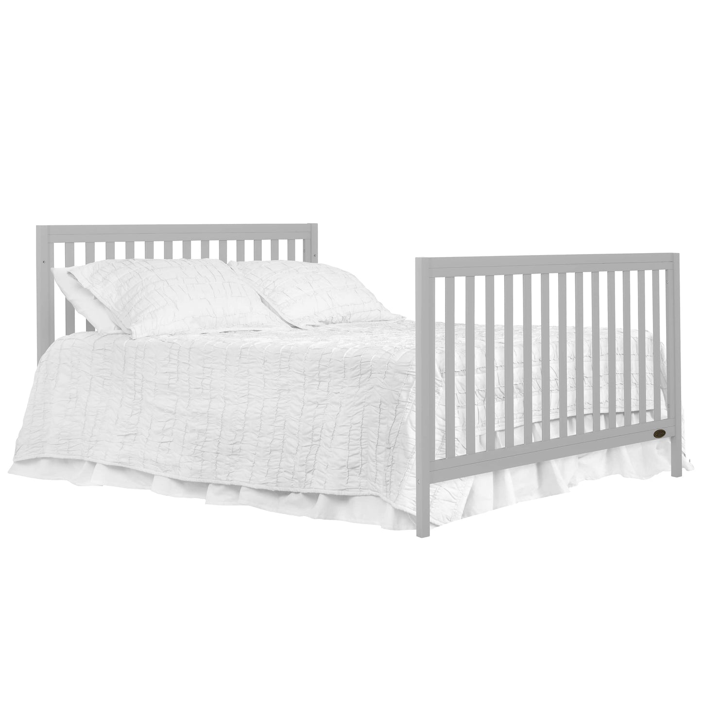 Arlo 5 in 1 Convertible Crib - Pebble Grey