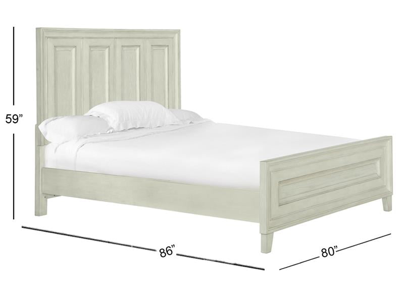 Raelynn Complete King Panel Bed