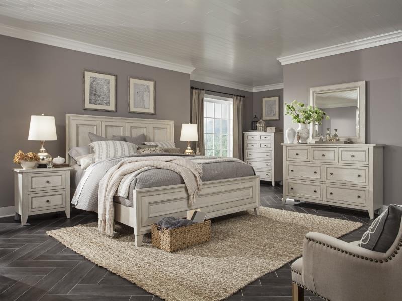 Raelynn Complete King Panel Bed