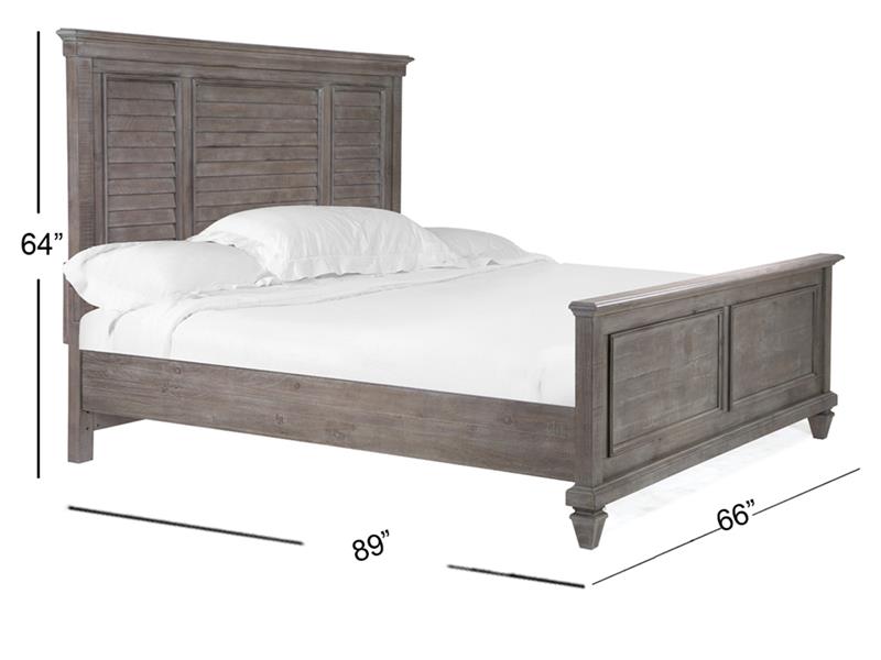 Lancaster Queen Shutter Panel Bed