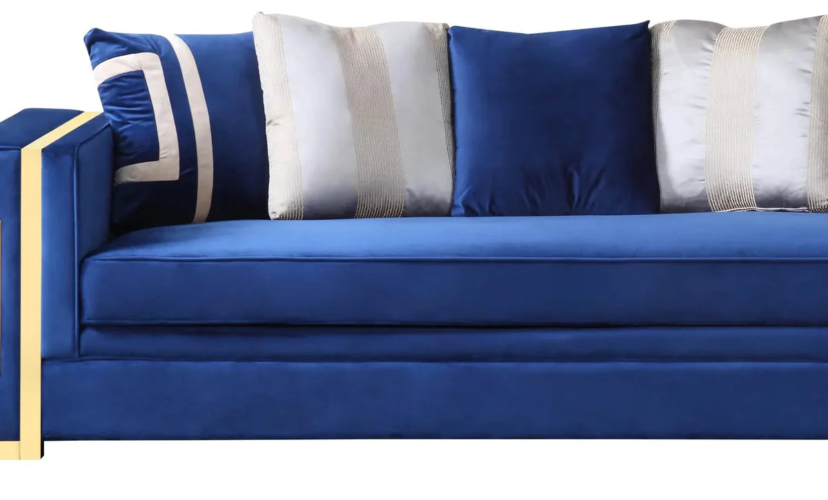 Lawrence Transitional 3 Piece Set in Navy Fabric