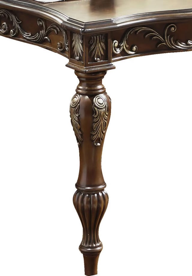 Rosanna Series 9 Piece Dining Set Cherry Finish