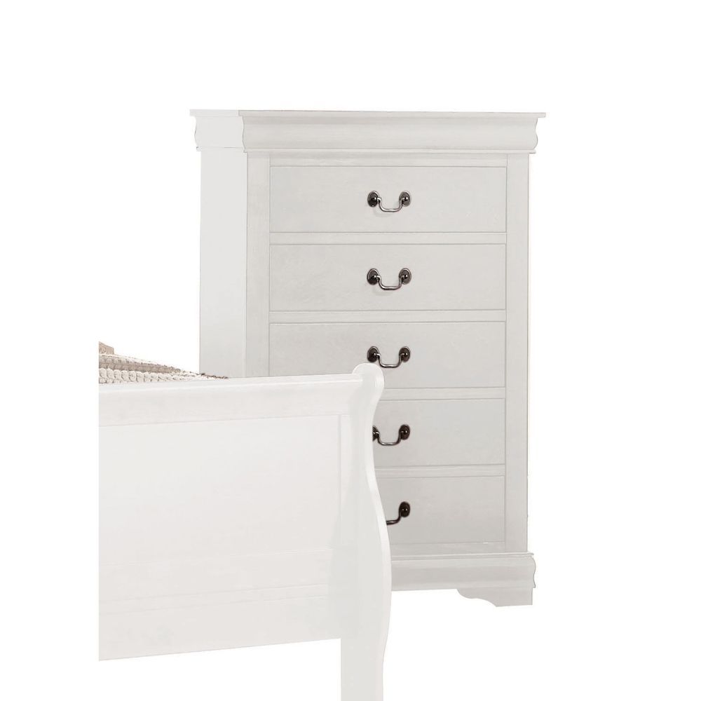 5 Piece Louis Philippe Queen Bed Bedroom Set