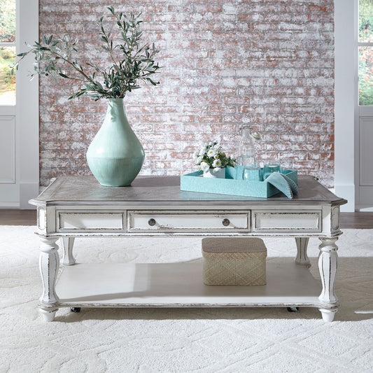 Magnolia Manor rectangular cocktail table