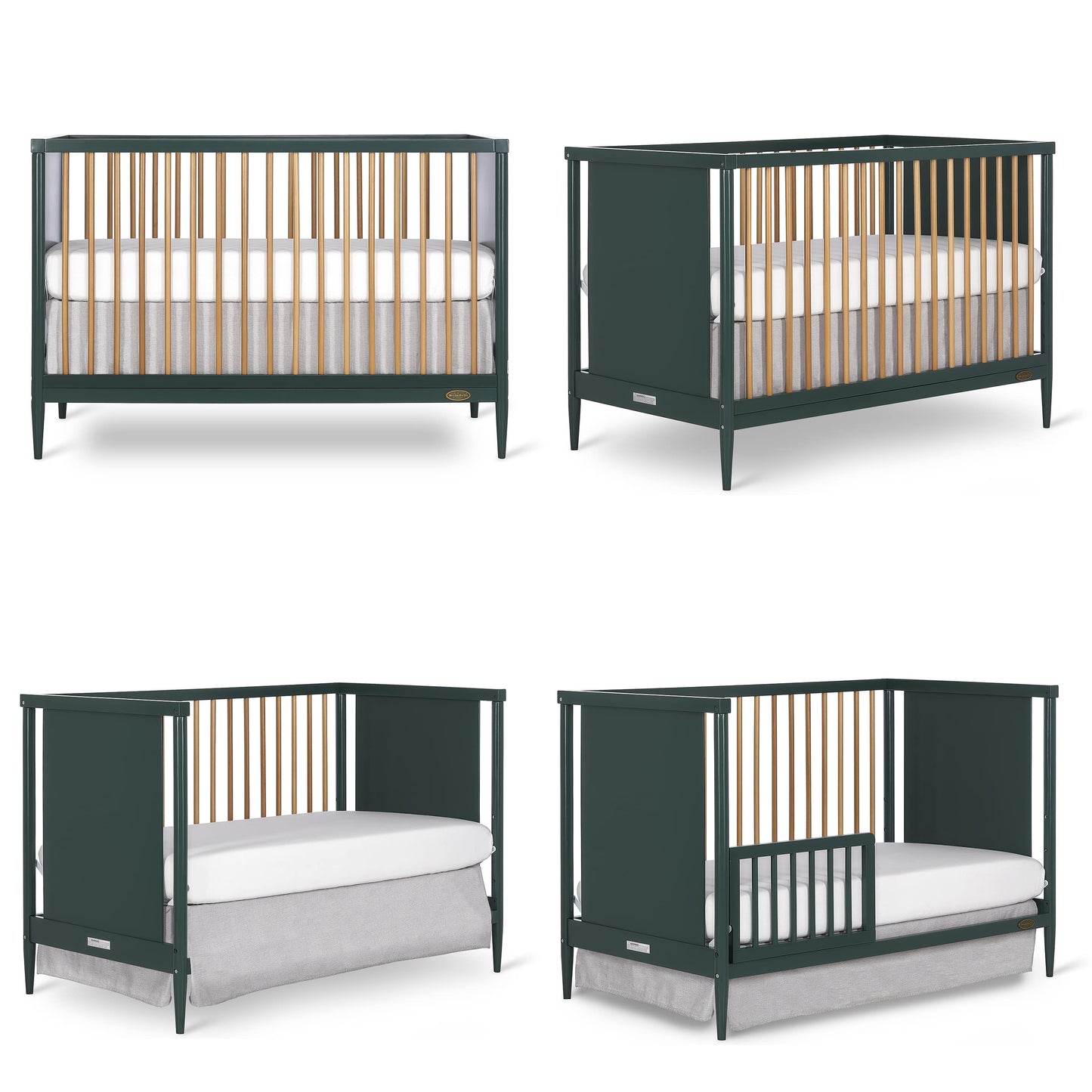 Clover 4 in 1 Modern Island Crib - Olive