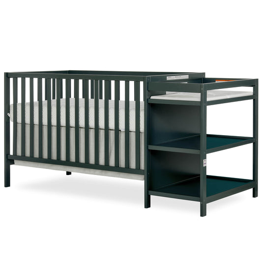 Synergy 3 in 1 Convertible Crib and Changer - Olive