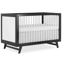 Carter 5 in 1 Full Size Convertible Crib - Black & White