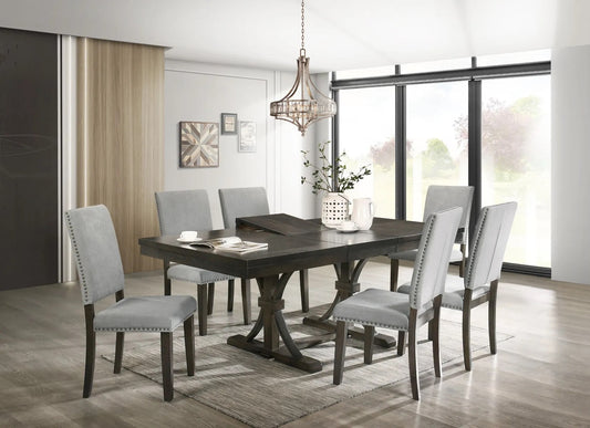 Asbury Series 7pc Dining Set with Extending Leaf