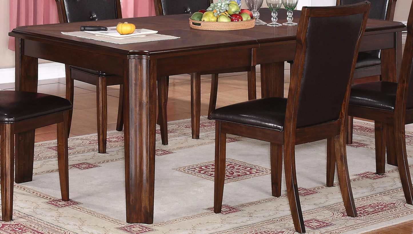 Pam Series 7 Piece Dining Set with Espresso Finish