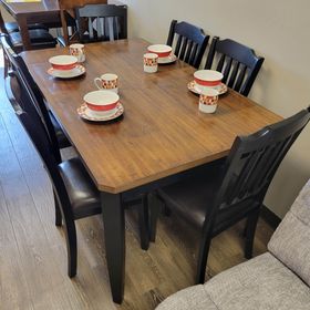 Rectangle Table with 6 Chairs